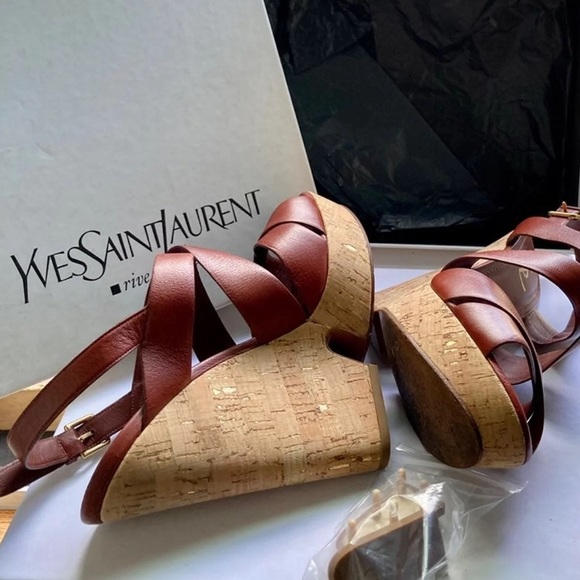 YSL wedge sandals - Picture 5 of 8